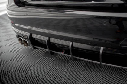 Spoiler zadního nárazníku Street pro + flaps BMW 4 Gran Coupe F36 červený