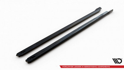Prahové lišty Honda Civic Sport Mk 10 černý lesklý plast