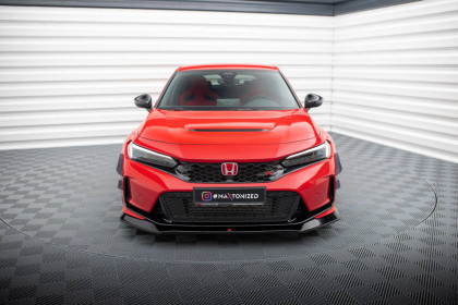 Spojler pod nárazník lipa V.1 Honda Civic Type-R Mk11 černý lesklý plast