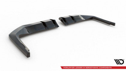 Spoiler zadního nárazniku V.1 Honda Civic Type-R Mk 11 černý lesklý plast