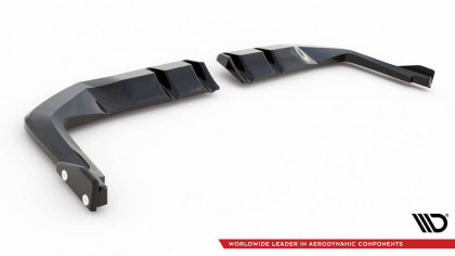 Spoiler zadního nárazniku + flaps V.1 Honda Civic Type-R Mk 11 černý lesklý plast