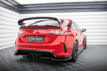 Prodloužení spoileru spodní Honda Civic Type-R Mk 11 černý lesklý plast