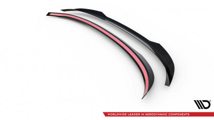 Prodloužení spoileru spodní Honda Civic Type-R Mk 11 černý lesklý plast