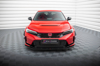 Street pro spojler pod nárazník lipa Honda Civic Type-R Mk 11 černo červený