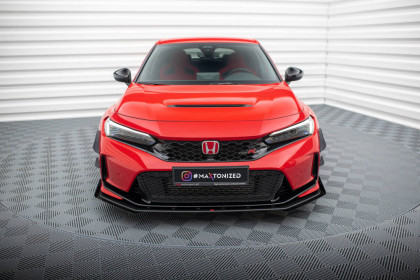 Street pro spojler pod nárazník lipa + flaps Honda Civic Type-R Mk 11 černo červený