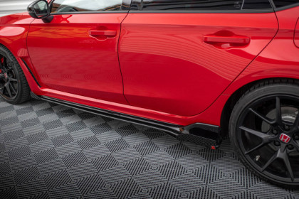 Prahové lišty Street pro + flaps Honda Civic Type-R Mk 11 černé