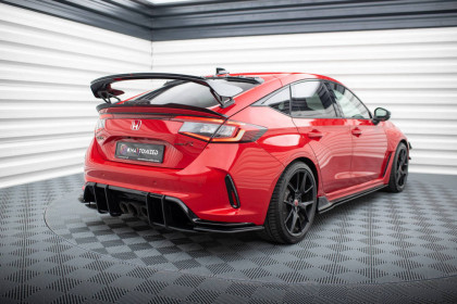 Spoiler zadního nárazníku Street pro Honda Civic Type-R Mk 11 černo červený