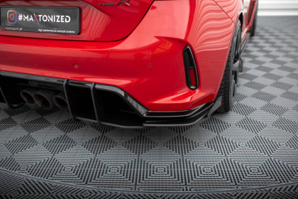 Spoiler zadního nárazníku Street pro + flaps Honda Civic Type-R Mk 11 černý