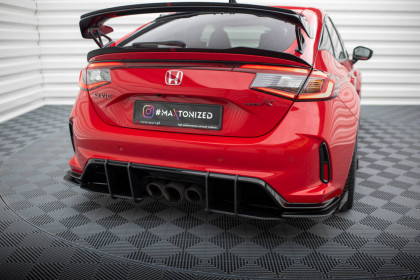 Spoiler zadního nárazníku Street pro + flaps Honda Civic Type-R Mk 11 černý