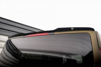 Prodloužení spoileru Ford Tourneo Custom Mk1 Facelift černý lesklý plast