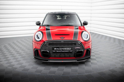 Spojler pod nárazník lipa V.2 Mini Cooper S John Cooper Works F56 Facelift černý lesklý plast