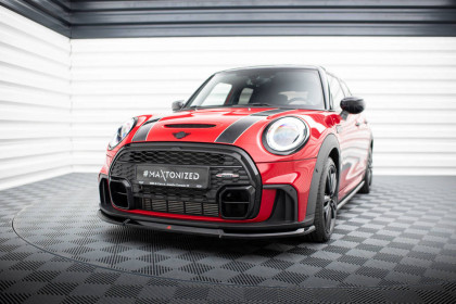 Spojler pod nárazník lipa V.2 Mini Cooper S John Cooper Works F56 Facelift černý lesklý plast