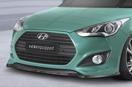 Spoiler pod přední nárazník CSR CUP pro Hyundai Veloster MK1 Turbo - carbon look lesklý