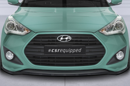 Spoiler pod přední nárazník CSR CUP pro Hyundai Veloster MK1 Turbo - carbon look lesklý