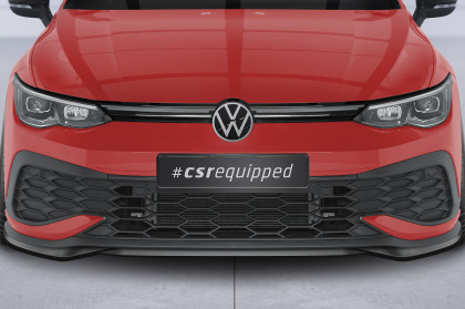 Spoiler pod přední nárazník CSR CUP pro VW Golf 8 (Typ CD) GTI Clubsport - carbon look lesklý