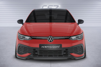 Spoiler pod přední nárazník CSR CUP pro VW Golf 8 (Typ CD) GTI Clubsport - carbon look lesklý