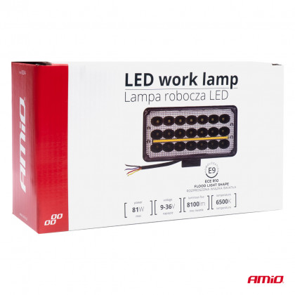 LED pracovní světlo AWL43 27 LED FLOOD 9-36V