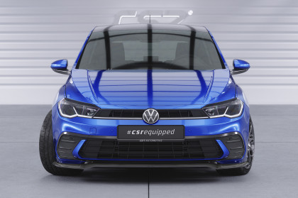 Spoiler pod přední nárazník CSR CUP pro VW Polo 6 2G (Typ AW) - carbon look lesklý