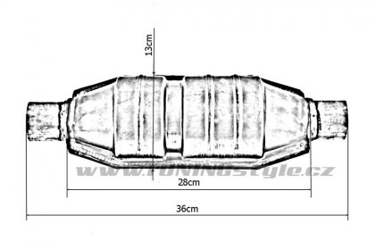 Rezonátor 1 KAT Ø45mm - 40cm