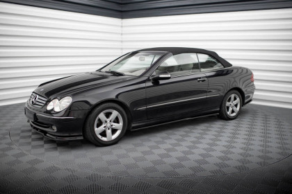 Prahové lišty Mercedes-Benz CLK W209 černý lesklý plast