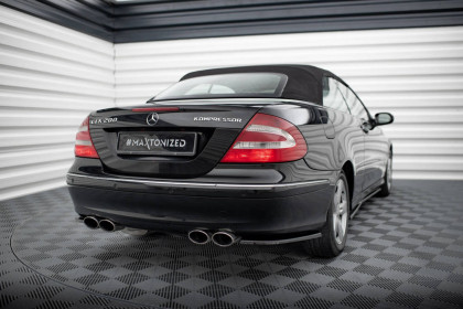 Splittery zadní boční V.1 Mercedes-Benz CLK W209 černý lesklý plast