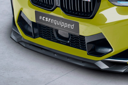 Spoiler pod přední nárazník CSR CUP pro CSL674 - BMW X3 (F97) M Competition LCI 2021- carbon look lesklý