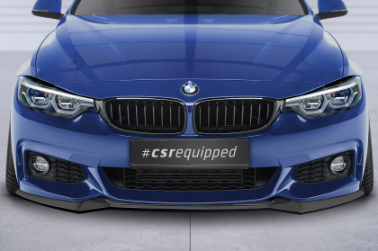 Spoiler pod přední nárazník CSR CUP pro BMW 4 (F32/F33/F36) M-Paket - carbon look lesklý