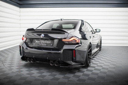 Splittery zadní boční V.1 BMW M2 G87 černý lesklý plast