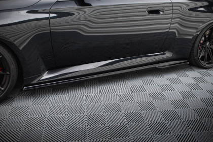 Prahové lišty V.2 BMW M2 G87 černý lesklý plast