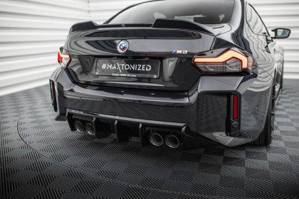 Zadní difuzor V.1 BMW M2 G87 černý lesklý plast