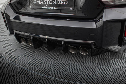 Zadní difuzor V.1 BMW M2 G87 černý lesklý plast
