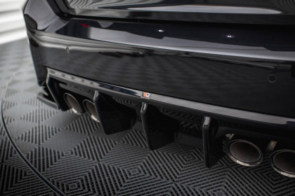 Zadní difuzor V.1 BMW M2 G87 černý lesklý plast