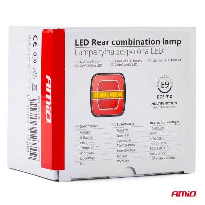 Světlo zadní sdružené LED (LEVÉ PRAVE) RCL-05-LR