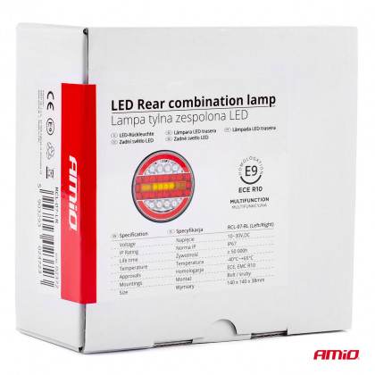 LED zadní sdružené světlo prave / ľave s dynamickým indikátorem RCL-07-LR