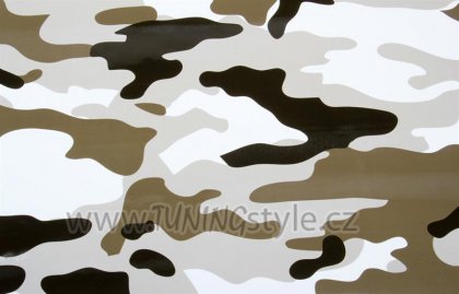 Samolepící stylingová wrap folie Camouflage Desert Rock 152cm