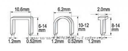 Sešívačka čalounická 10,6 mm