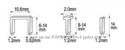 Sešívačka čalounická 10,6 mm