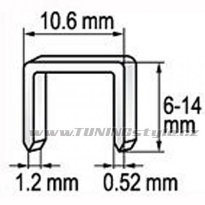 Sešívačka čalounická 10,6 mm