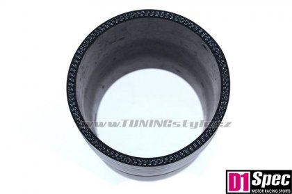 Silikonová hadice, redukce rovná D1Spec Black 70/76 - 80mm