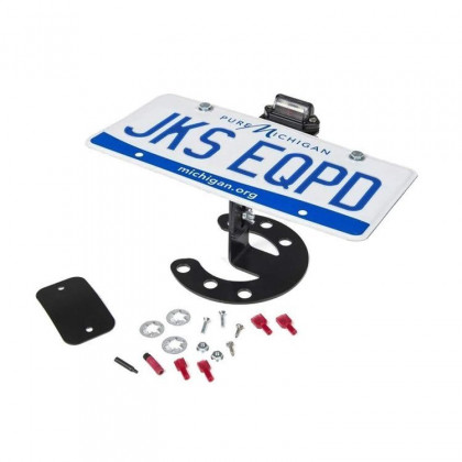 Spare tire license plate mount JKS