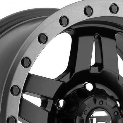 Alloy wheel D557 Anza Matte Black/Gunmetal Ring Fuel