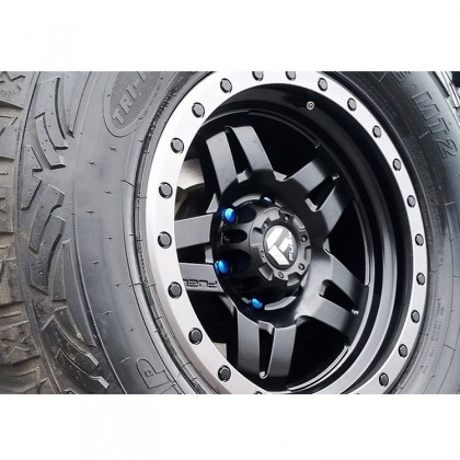 Alloy wheel D557 Anza Matte Black/Gunmetal Ring Fuel