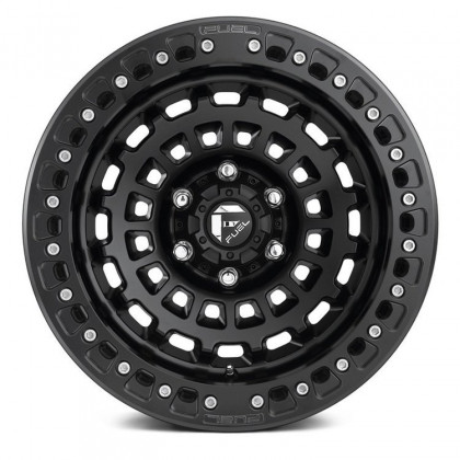 Alloy wheel D101 Zephyr Beadlock Matte Black Fuel