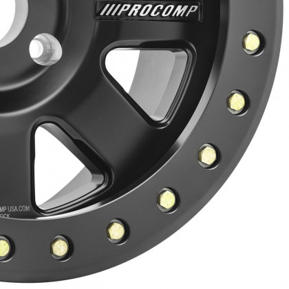 Alloy wheel 75 Series Trilogy Beadlock Satin Black Pro Comp