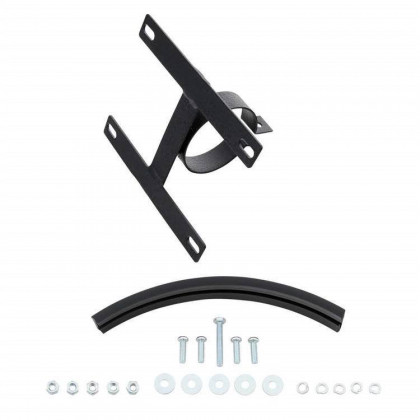 Front license plate bracket for tubular bumpers Smittybilt