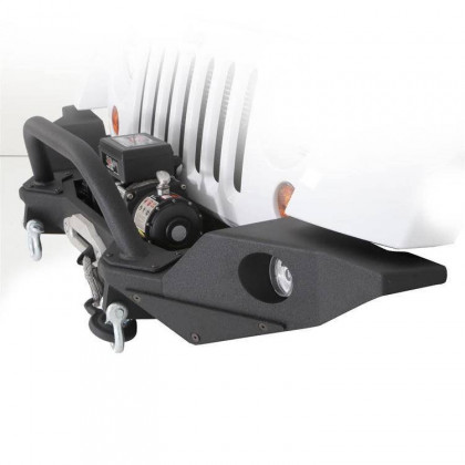 Modular bumper system full width end caps with fog lights Smittybilt XRC M.O.D.