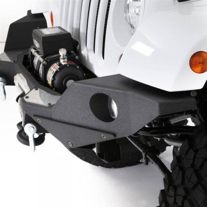 Modular bumper system full width end caps with fog lights Smittybilt XRC M.O.D.