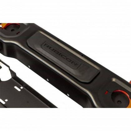 Front steel bumper straight with winch plate OFD