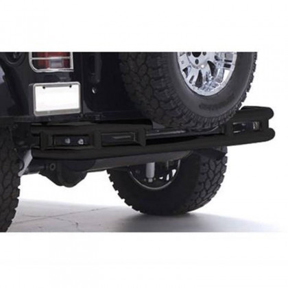 Rear tubular bumper steel black Smittybilt HighRock