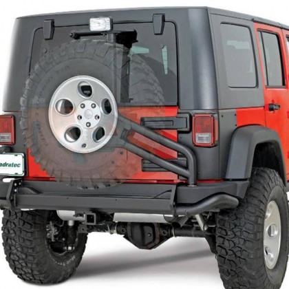 Plate to mount rear bumper without tyre carrier AEV